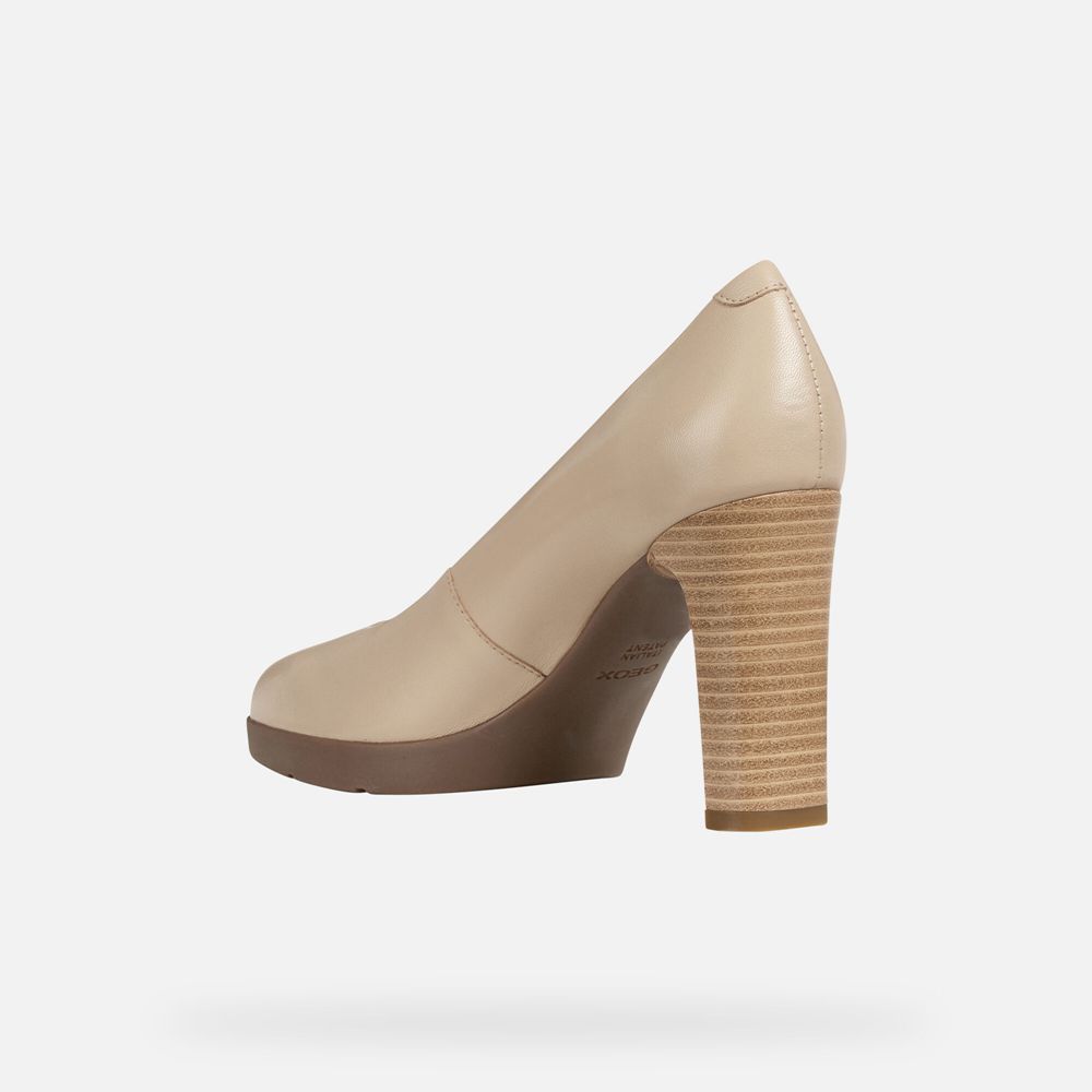 Geox Bayan Stiletto Ayakkabı Bej Rengi - Annya - CVS-072895